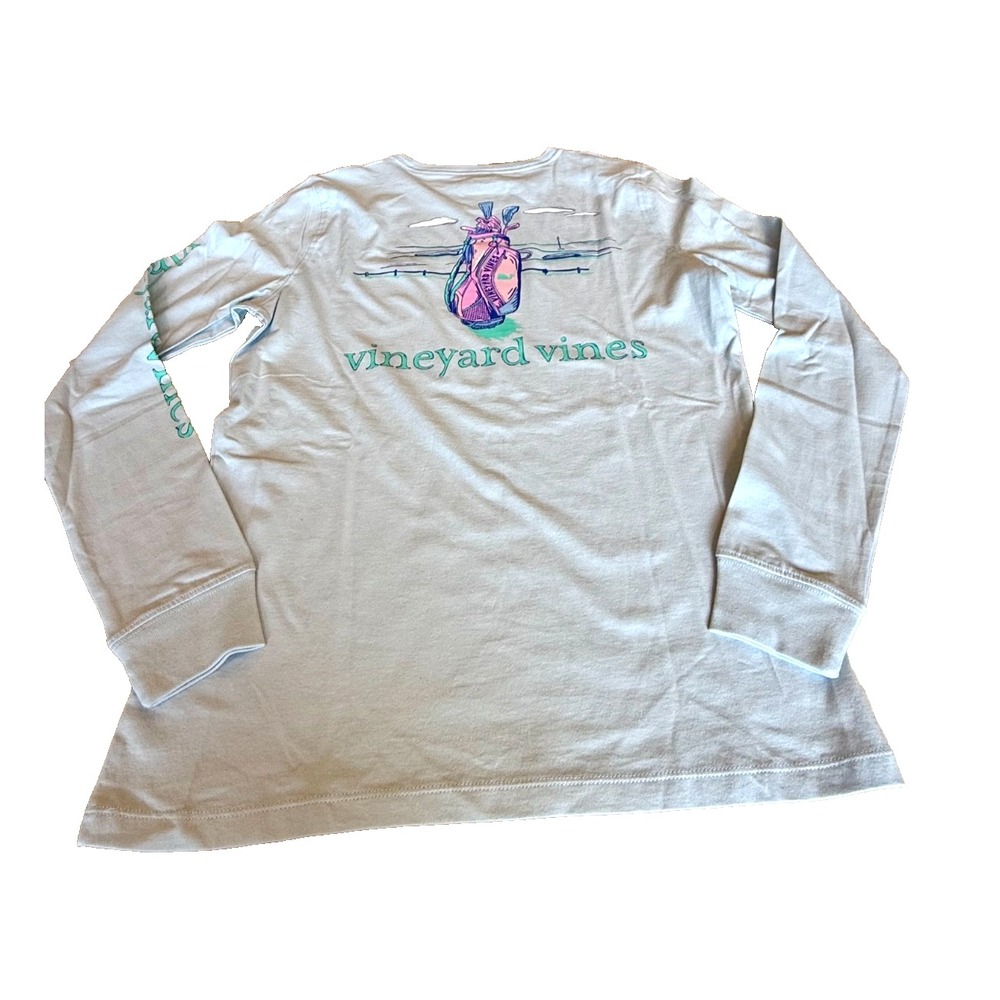 NWT Vineyard Vines Women's Golf T-shirt Long sleeves Blue Size XS